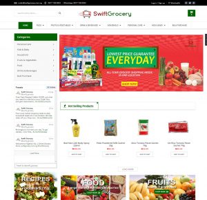SwiftGrocery Website